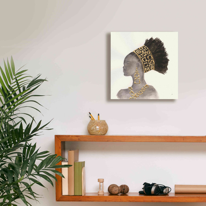 "Coiffure beauté II" par Chris Paschke, H 12 po x l 12 po x P 0,75 po