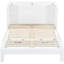 White Bed With Profuse Storage Capacity - Maximize Room Space In Homes. Full Size For Comfort. Store Pillows, Clothes, Neatly. Design. Charging Available. Easy To Assemble. 75.1in Length X 56.7in-558724770-558724765