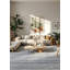 Tapis intérieur / bleu 4 pi x 6 pi (3 pi 9 po x 5 pi 6 po) bleu / marine Boho de Branch Branch Azura, tapis contemporain, à poils courts et résistant aux taches-724986839