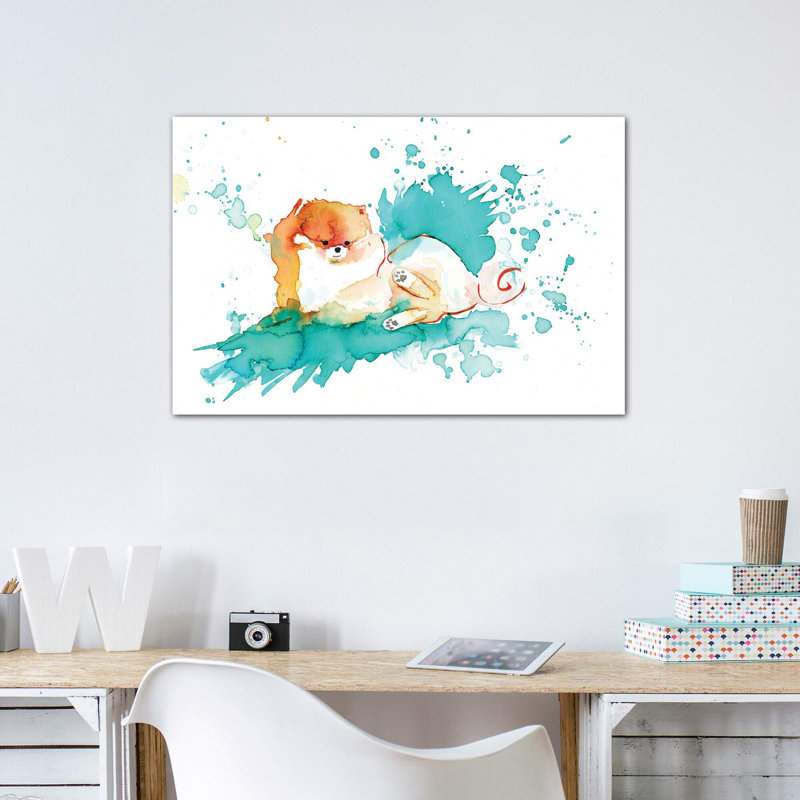 Pomi - reproduction d'art, H 18 po x l 26 po x P 1,5 po, Toile tendue, Pas de tapis