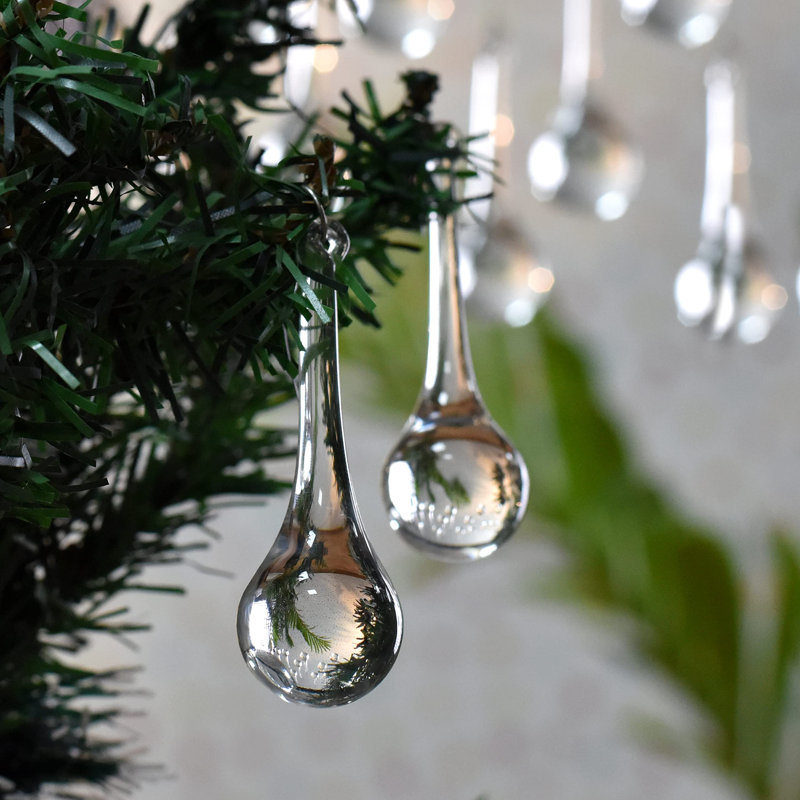Ensemble de 25 décorations de Noël en verre rétro