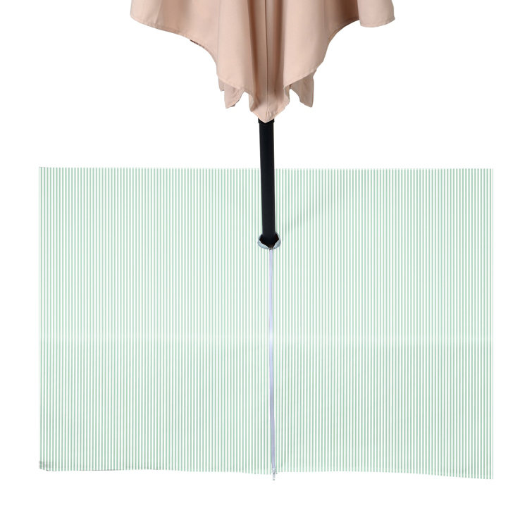 Rectangle Striped Polyester Tablecloth
