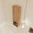12" Wall-Mounted Single Bathroom Storage With Solf Close Door And 1 Shelf