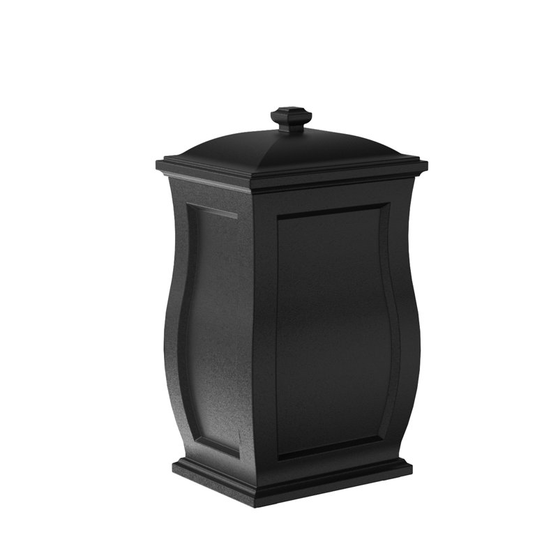 Boîte de rangement en plastique 22 gallons Ariani, Noir
