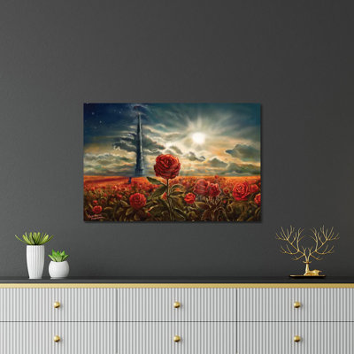 La tour sombre, impression sur verre acrylique