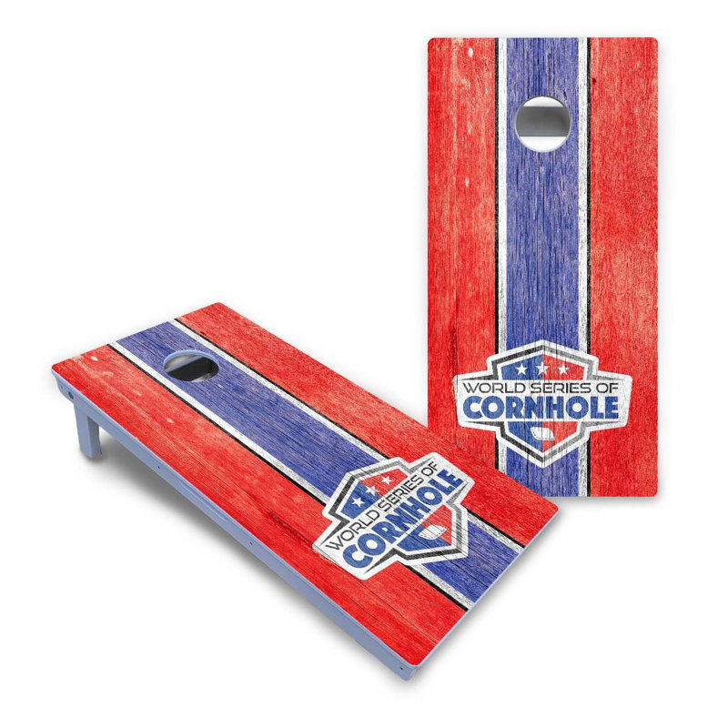 Ensemble de cornhole rouge WSOC, AUCUN accessoire