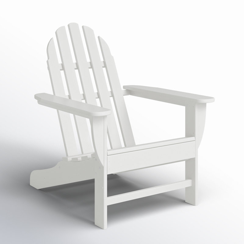 POLYWOOD Classic Adirondack Chair, White