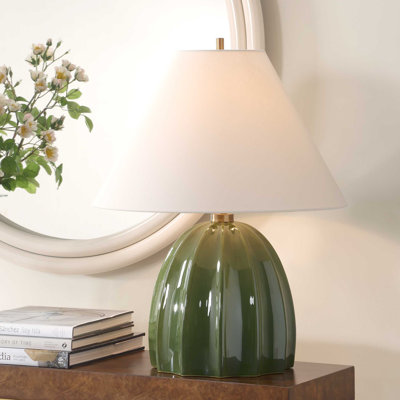  Lampe de table vert mousse Renna
