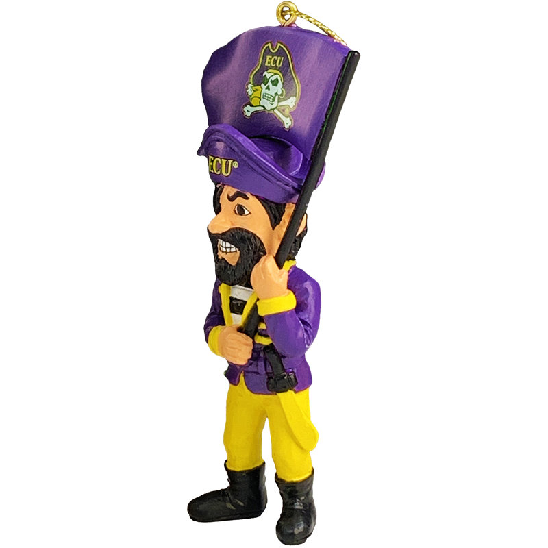 Ornement mascotte East Carolina, NCAA 3.75" East Carolina Mascot Ornament