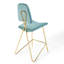 Modway Ponder Performance Velvet Bar Stool-48366009-48366789