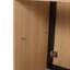 Meuble-lavabo de 24 po avec armoire à deux portes, cadre en bois d'ingénierie et beaucoup de rangement, parfait pour les salles de bain modernes.