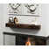 Distressed Fireplace Mantel, Rustic