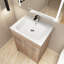 Meuble-lavabo simple 24 po avec plateau Sacorya-68344247