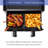 Oyajia 8-In-1 Air Fryer Double Digital Display Rapid Healthy Cooker Dual Basket 4.5L+4.5L For Home Use，Visual Observation Window, Smart Timer And Temperature Settings，8 Touch Screen Presets For Frying, Baking, Dehydrating, Roasting