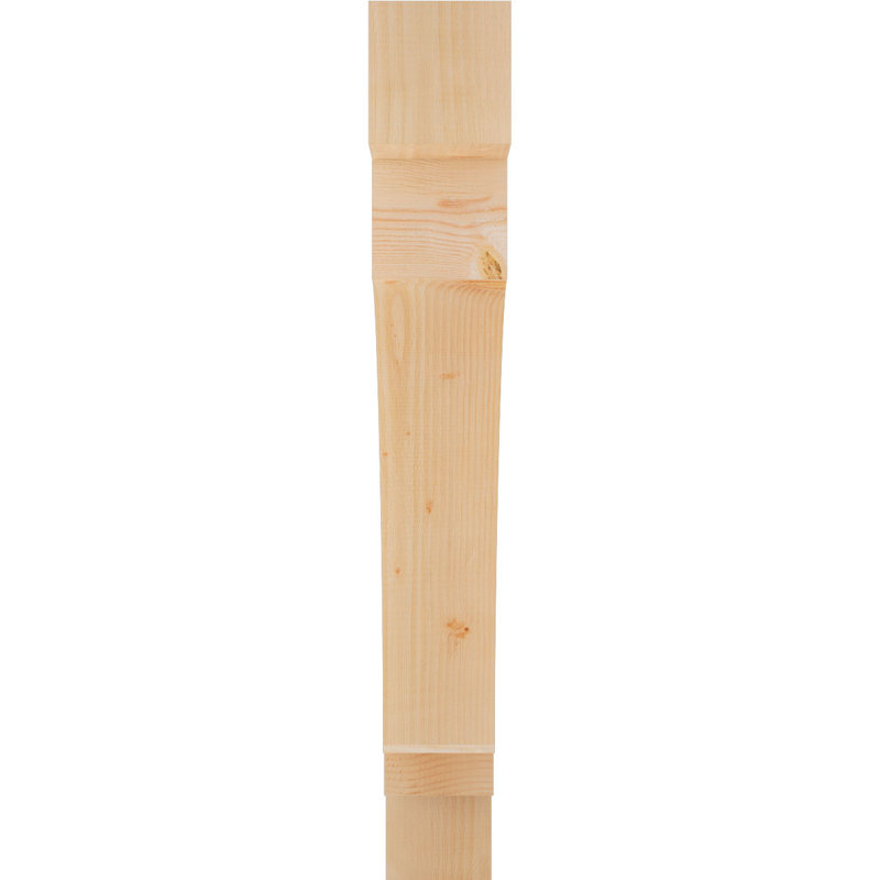 5 1/2"W x 44"D x 44"H Imperial Block Smooth Bracket, Douglas Fir, Douglas Fir (Smooth), 44" H x 6" W x 44" D