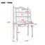 Ostyn avec 2 tiroirs et tablettes de rangement-811654182