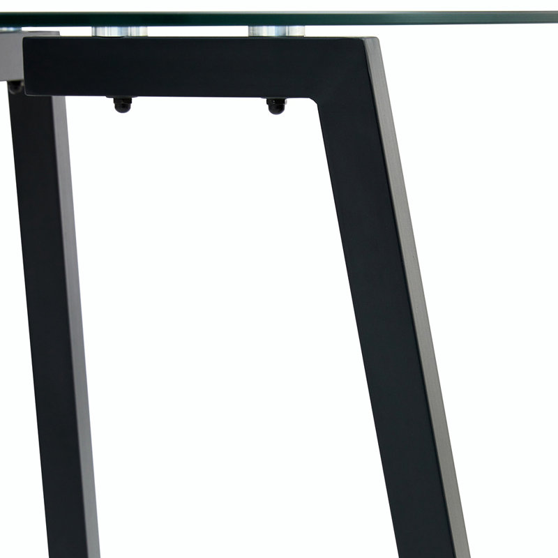 Joselino Round Glass Top Dining Table