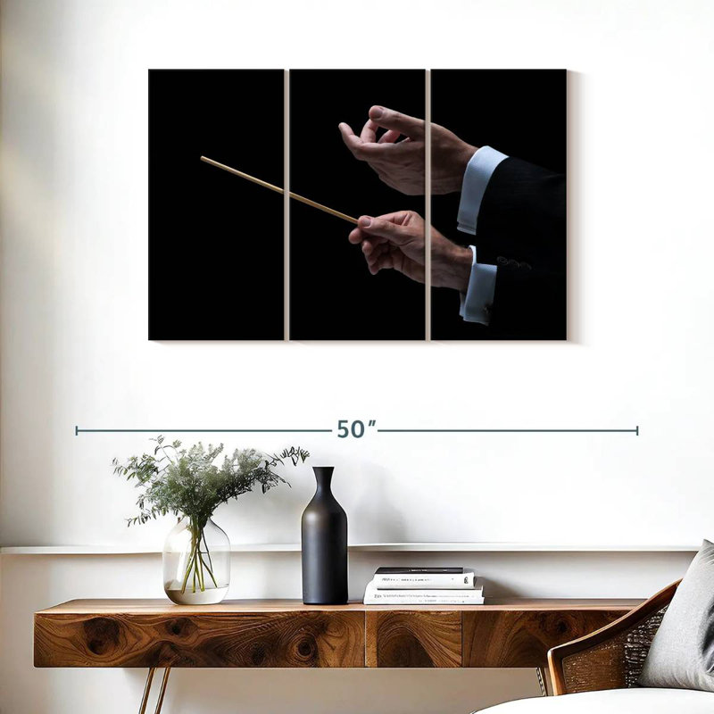 Abarca Music Conductor Hands, 24" H x 38" W