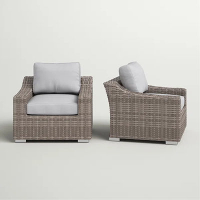Fully Assembled Patio Chair With Cushions 2
