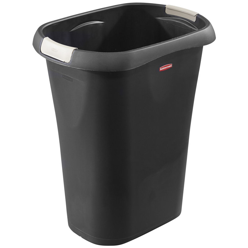 Plastic Open Kitchen Trash Can - 8 Gallons