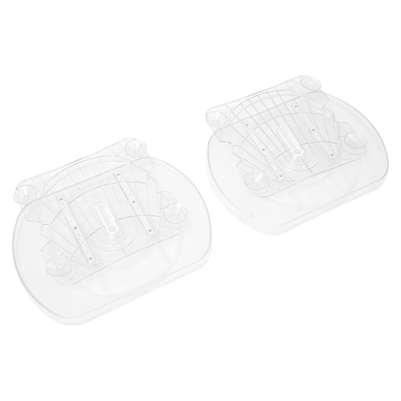 Eugeny 2 Pcs Turnplate Organizer 360° Rotate
