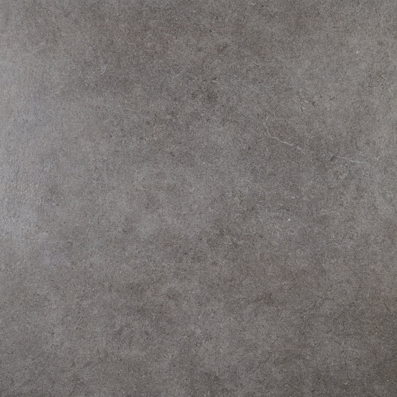 Haut Monde 24" x 24" Porcelain Concrete Look Wall & Floor Tile, Empire Black