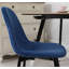 Ensemble de salle à manger 5 pièces Contemporary, table ronde blanche avec 4 chaises-114251889