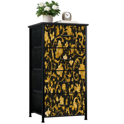 Commode pour chambre à coucher avec 4 tiroirs de rangement