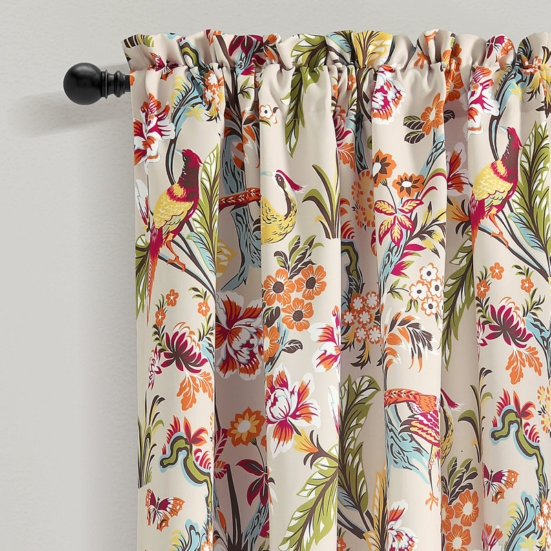 Dolores Room Darkening Pair, 52''W x 84''L, Neutral