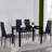 4 - Person Glass Top Four Leg Dining Set