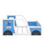 Lit plateforme double avec roulettes-1291551090