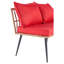 Ensemble de conversation modulaire avec coussins 3 pièces Filley-315277824