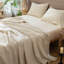 Drap plat 100% coton lavé MooMee-107894588-107894589