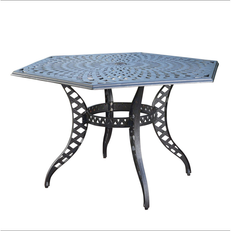 Table en mailles hexagonales Cayman Arch II