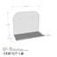 Locelso 100% METAL Floating Shelf-106502117-106502118