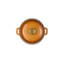 Le Creuste Enamel On Steel Petite Stockpot With Gold Rim, 3.8 Qt. - White-10847987