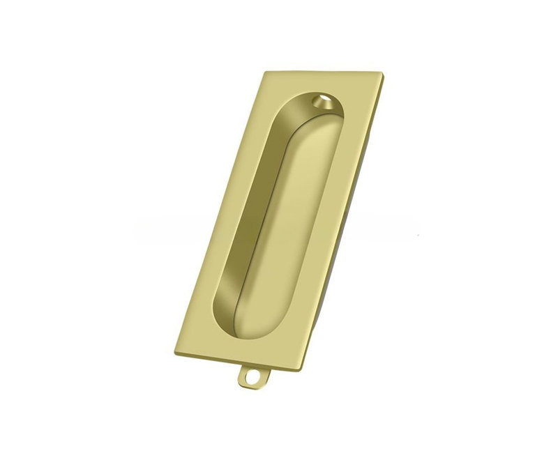 Flush Cup / Bin Pull, Polished Brass