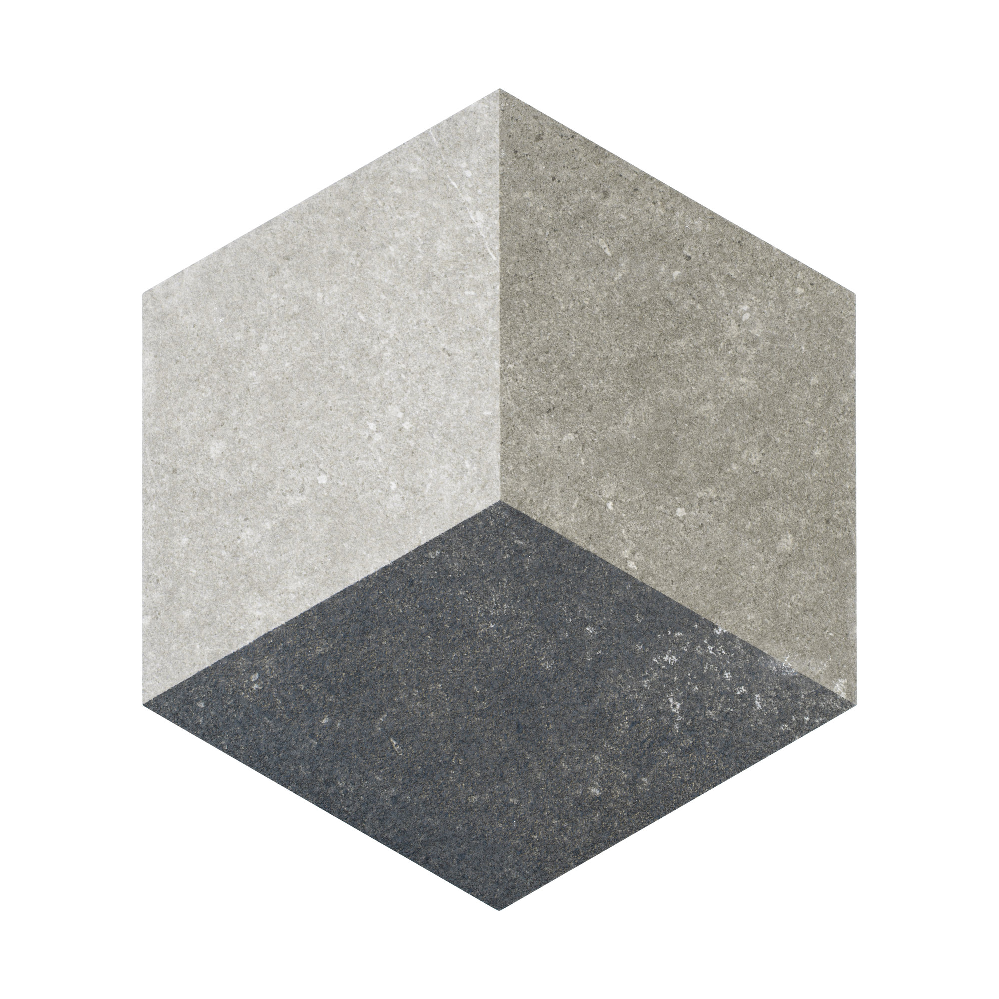 Traffic Hex 8.62" x 9.87" Porcelain Patterned Wall & Floor Tile