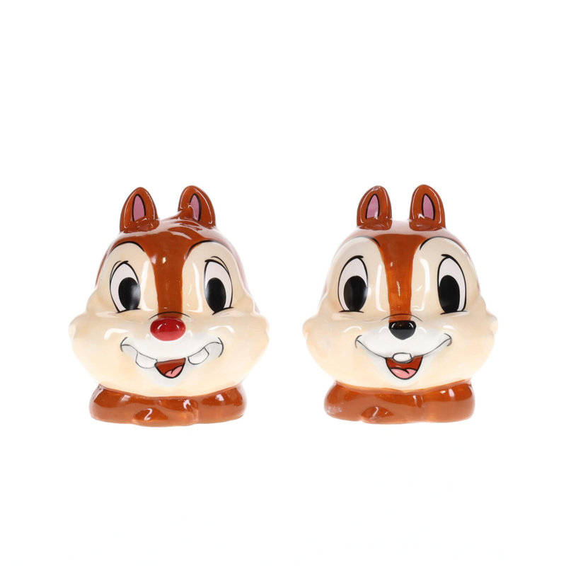 Ensemble de salière et poivrière en céramique Disney Chip 'n' Dale