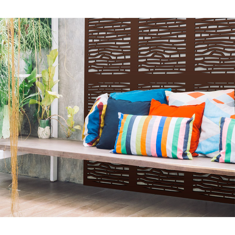 Modinex Espresso Decorative Composite Screen Panel, 2' x 4'