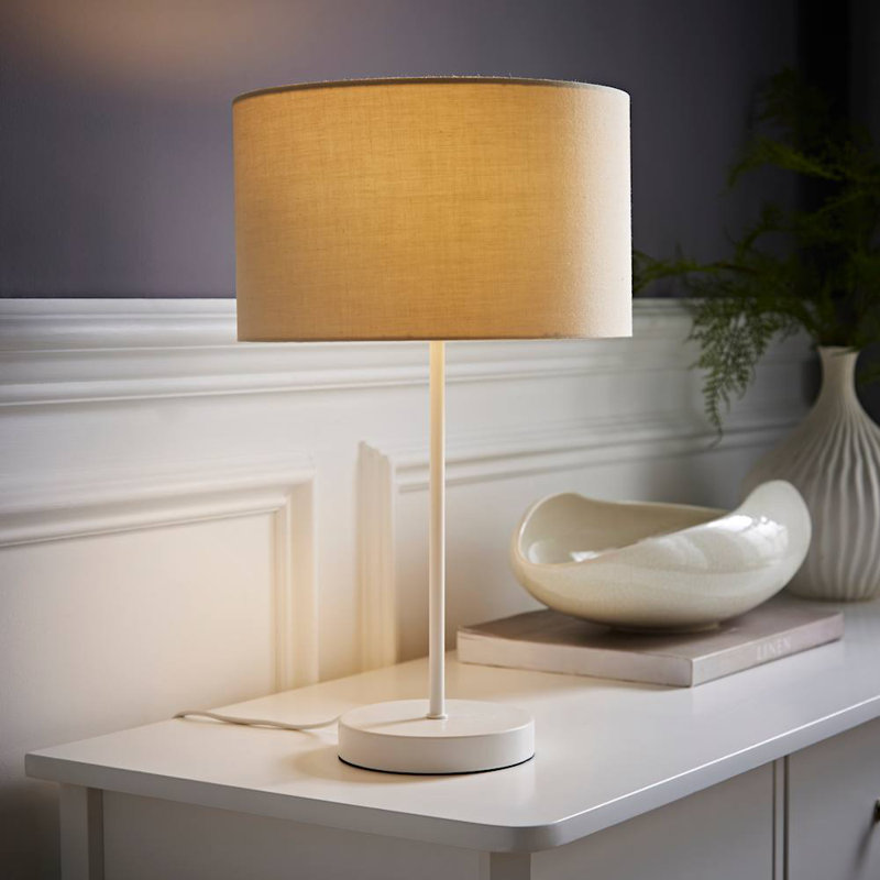 Romeir Metal Table Lamp, Yellow