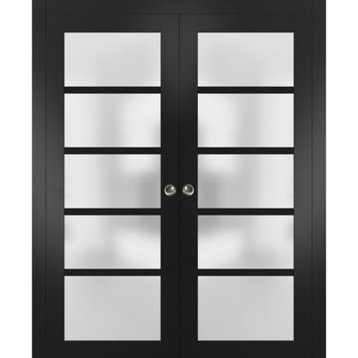 Portes de placard coulissantes en verre givré Quadro
