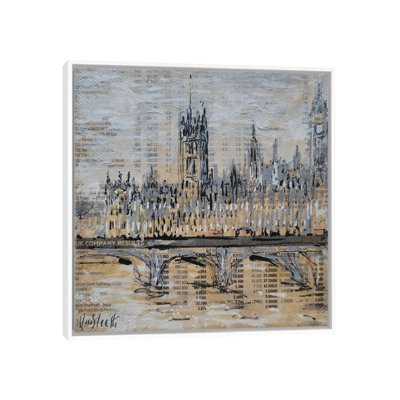 Westminster From The Tahmes, London 1 Piece Wall Art on Canvas