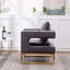 Fauteuil d'appoint de style contemporain avec accoudoirs rembourrés-1223162853