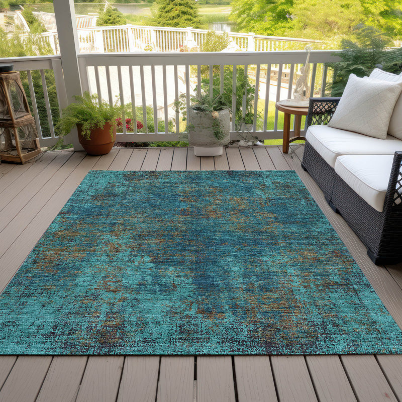 Tapis rectangulaire Aleighna avec envers antidérapant, Rectangle 2 pi 6 po x 3 pi 10 po