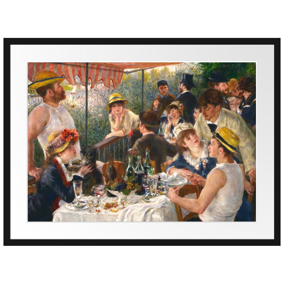 Gerahmter Kunstdruck The Rower's Meal von Pierre-Auguste Renoir