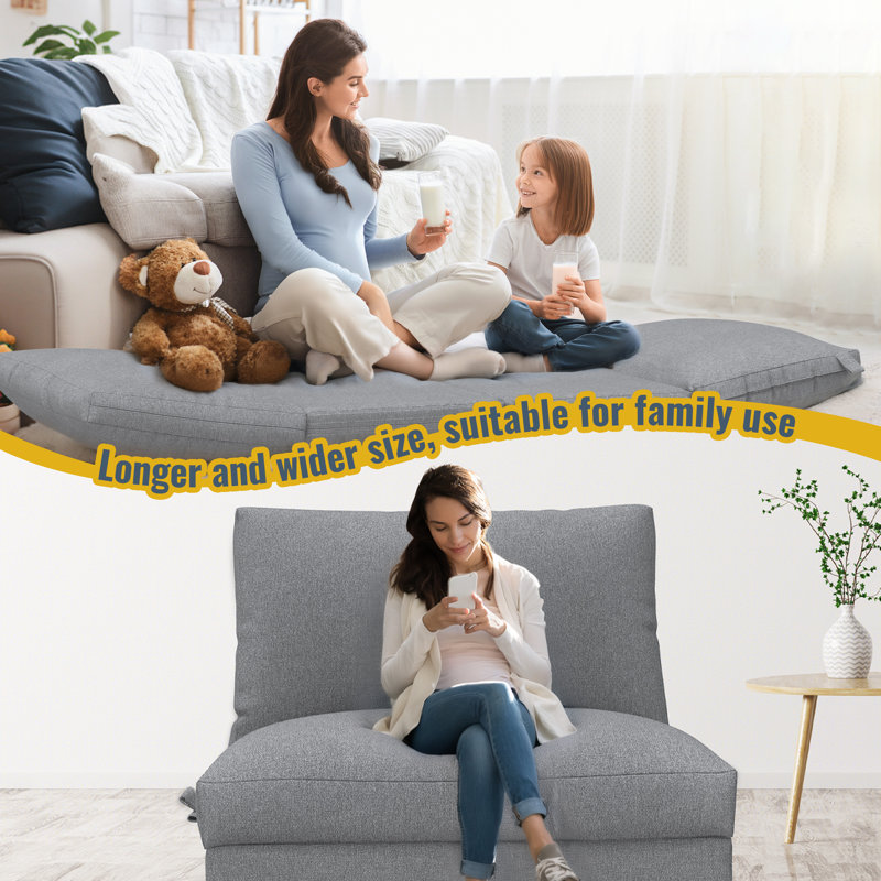 Linen Bean Bag Chair