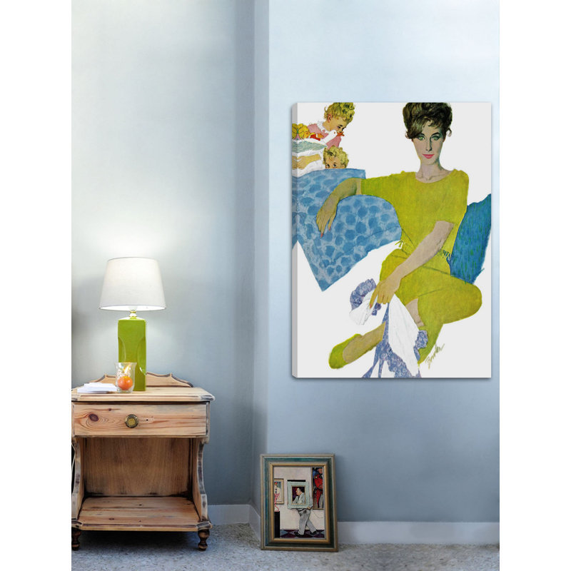 The Girl Who Pretended 39" x 30" Canvas Art Print