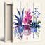 "Floral", art mural sur toile, ensemble de 1-1318702169