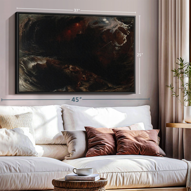 " The Deluge 1834 Wall Art ", 25" H x 37" W